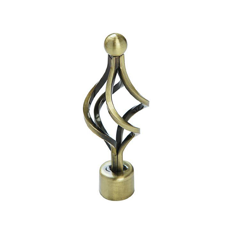 Bakal na four-wire twist Curtain Finial